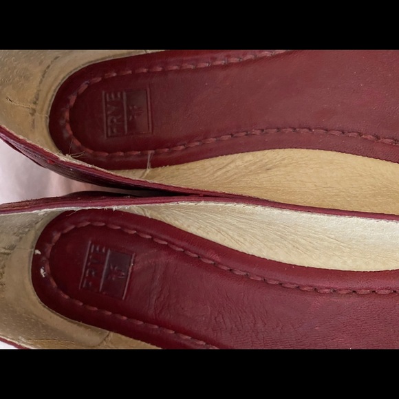 Frye Carson Flat Burnt Red size 8 - Picture 4 of 9